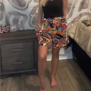 Funky high waisted shorts